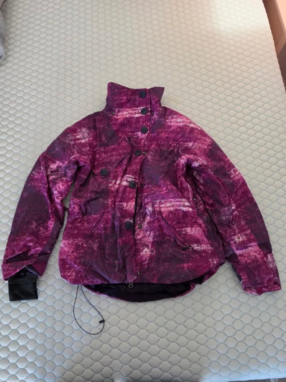 Columbia Titanium Ski Jacket Purple Print No Hood